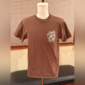Foos Gone Wild Graphic T-Shirt Men’s Medium Brown Skate Streetwear Cotton Tee